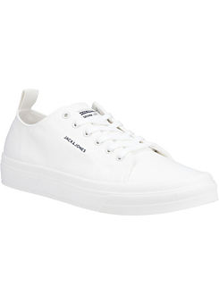 White Bayswater Canvas Trainers by Jack & Jones