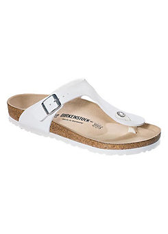 White Gizeh Sandals by Birkenstock
