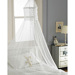 White Popsicle Bed Canopy by Country Club