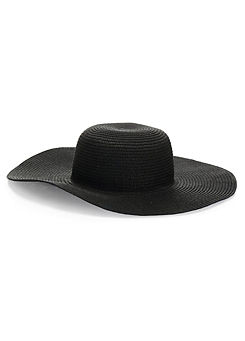 Wide Brim Straw Hat by LASCANA