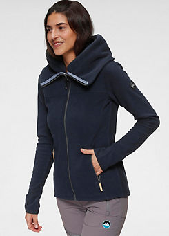 Wide Collar Fleece Jacket by Polarino