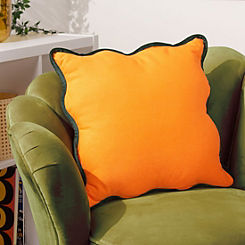 Wiggle 45 x 45 cm Cushion by Heya Home
