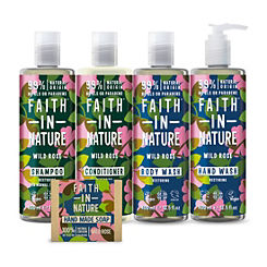 Wild Rose Hair & Body Bundle by Faith in Nature