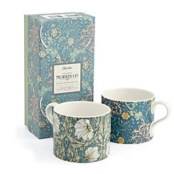 William Morris Set of 2 Mugs in Box by Spode Morris & Co