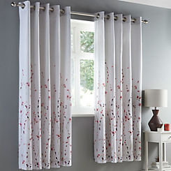 Willow Bloom Pair of Eyelet Curtains by Kaleidoscope