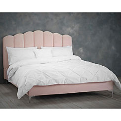 Willow Velvet Fabric Bed