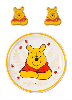 Winnie The Pooh Earrings and Trinket Tray Set by Disney