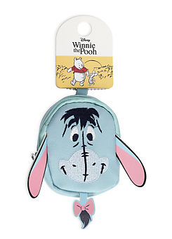 Winnie The Pooh Eeyore Grey, Blue and Pink Mini Backpack Keychain by Disney