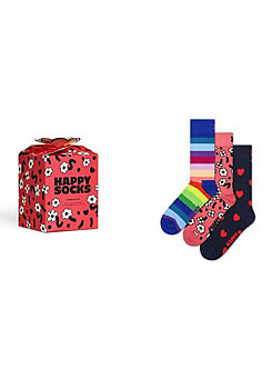 Womens 3-Pack Flower Socks Gift Set by Happy Socks