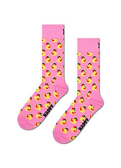 Womens Rubber Duck Socks by Happy Socks