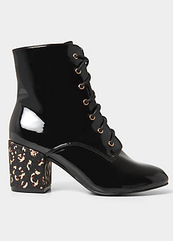 Wonderful Patent Ankle Boots by Joe Browns