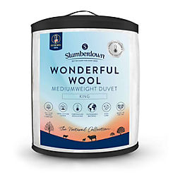 Wonderful Wool Medium All Year Duvet by Slumberdown