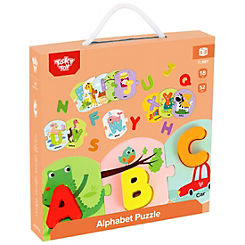 Wooden Alphabet Puzzle by Tooky Toy