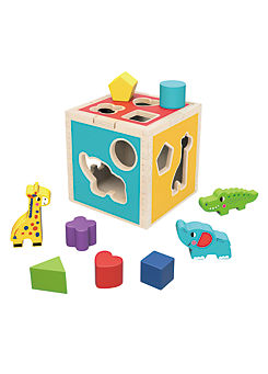 Wooden Animal Shape Sorter by Tooky Toy