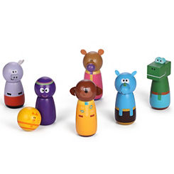 Wooden Character Skittles by Hey Duggee