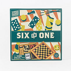 Wooden Games Workshop Six in One Board Game by Professor Puzzle
