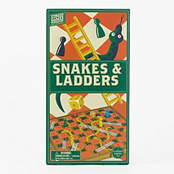 Wooden Games Workshop Snakes & Ladders Board Game by Professor Puzzle