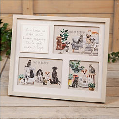 Wooden Multi-Aperture Pet Photo Frame by Best of Breed