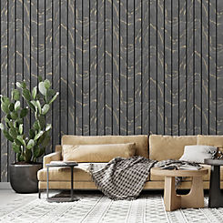 Woodgrain Panel Wallpaper by Muriva
