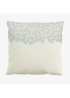 Woodland Chorus 100% Cotton Sateen 200 Thread Count Pair of Square Pillowcases by Sanderson