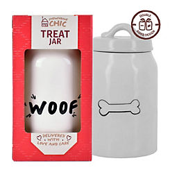 Woof Bone Dog Treats Jar by Best in Show