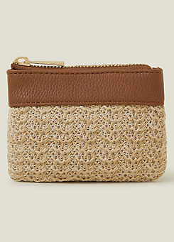 Woven Coin Purse by Accessorize