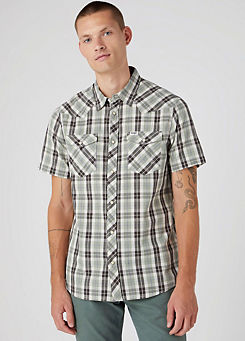 Wrangler Short-Sleeved Check Shirt