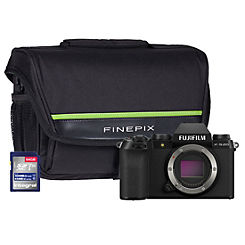 X-S20 Mirrorless Digital Camera Body Kit inc System Bag & 64GB SDXC Card - Black by Fujifilm