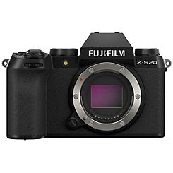 X-S20 Mirrorless Digital Camera Body Only - Black by Fujifilm