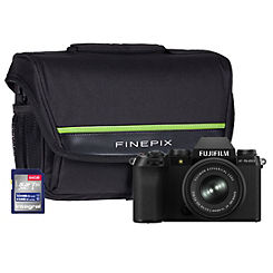 X-S20 Mirrorless Digital Camera Kit inc XC15-45mm Lens, System Bag & 64GB SD Card - Black by Fujifilm