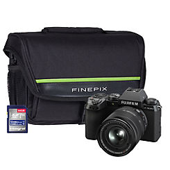 X-S20 Mirrorless Digital Camera Kit inc XF18-55mm Lens, System Bag & 64GB SD Card - Black by Fujifilm