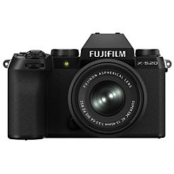 X-S20 Mirrorless Digital Camera with XC15-45mm F3.5-5.6 OIS PZ Lens - Black by Fujifilm