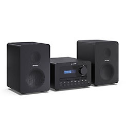 XL-B520D(BK) Tokyo Hi-Fi Micro Sound System with DAB+ Radio & Bluetooth - Black by Sharp