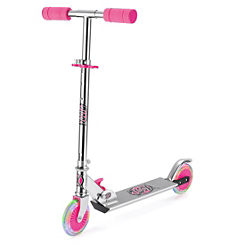 Xootz Foldable Scooter with Light Up Wheels by Toyrific - Pink