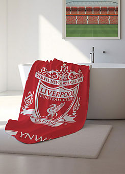 YNWA 100% Cotton Beach Towel by Liverpool FC