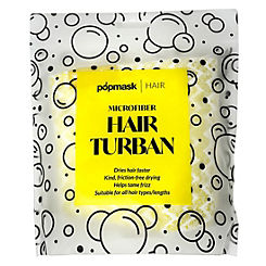 Yellow Microfiber Hair Turban by Popmask