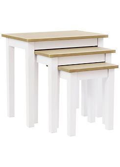 Yorkshire Nest of 3 Tables by Vida Designs