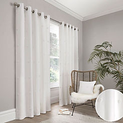 Zara Lined Eyelet Curtains by Appletree