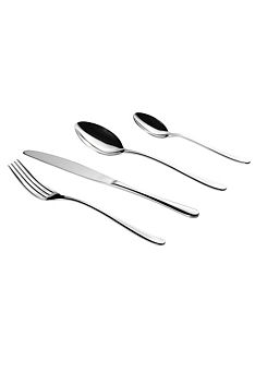 Zeus 16 Stainless Steel Piece Cutlery Set by Carnaby