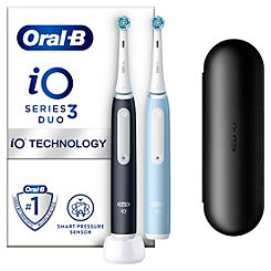 iO 3 Black & Blue Electric Toothbrushes by Oral-B
