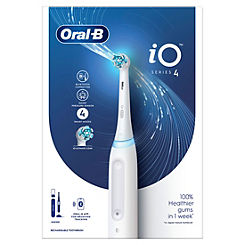 iO 4 Electric Toothbrush, 1 Toothbrush Head, 1 Travel Case, Designed By Braun by Oral-B
