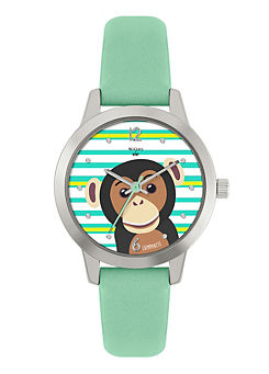 x WWF - Chimpanzee Kids Dial Watch by Tikkers