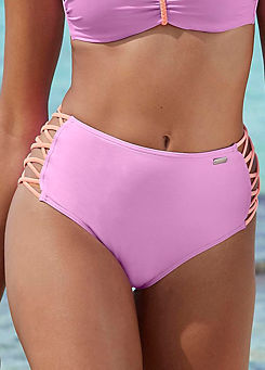 ’Anna’ High Waist Bikini Bottoms by Venice Beach