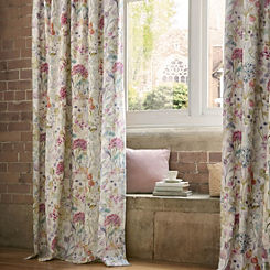 ’Country Hedgerow’ Lined Pencil Pleat Curtains by Voyage Maison