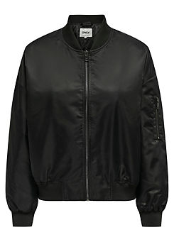 ’Dina’ Zip Bomber Jacket by Only