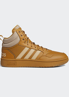 ’Hoops 3.0 Mid’ Faux Fur Lined Basketball Shoes by adidas Sportswear