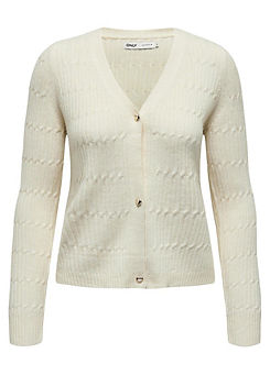 ’Katia’ Cable Knit Cardigan by Only