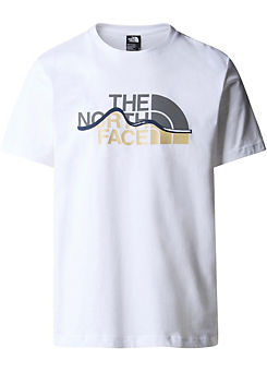 ’Mountain Line’ Logo Print T-Shirt by The North Face