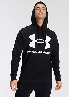 ’Rival Fleece’ Logo Print Hoodie by Under Armour