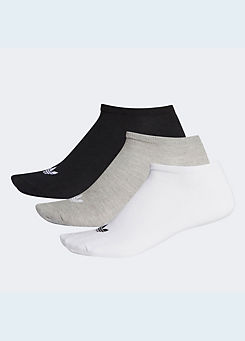 ’Trefoil’ Pack of 3 Trainer Socks by adidas Originals